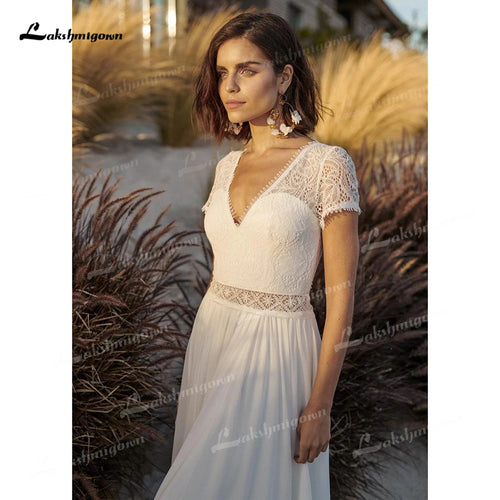 Boho Lace Wedding Dress