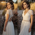 Boho Lace Wedding Dress