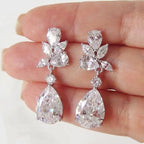 Crystal Drop Statement Earrings