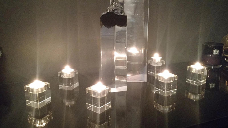 K9 Crystal Candle Holder