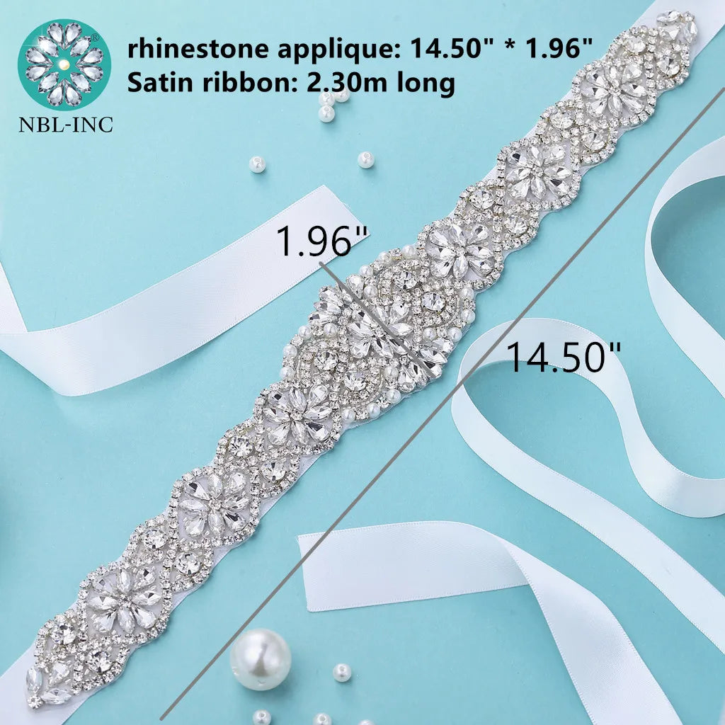 Crystal Rhinestone Bridal Belt