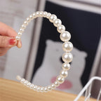 Pearl Bridal Tiara Crown Set