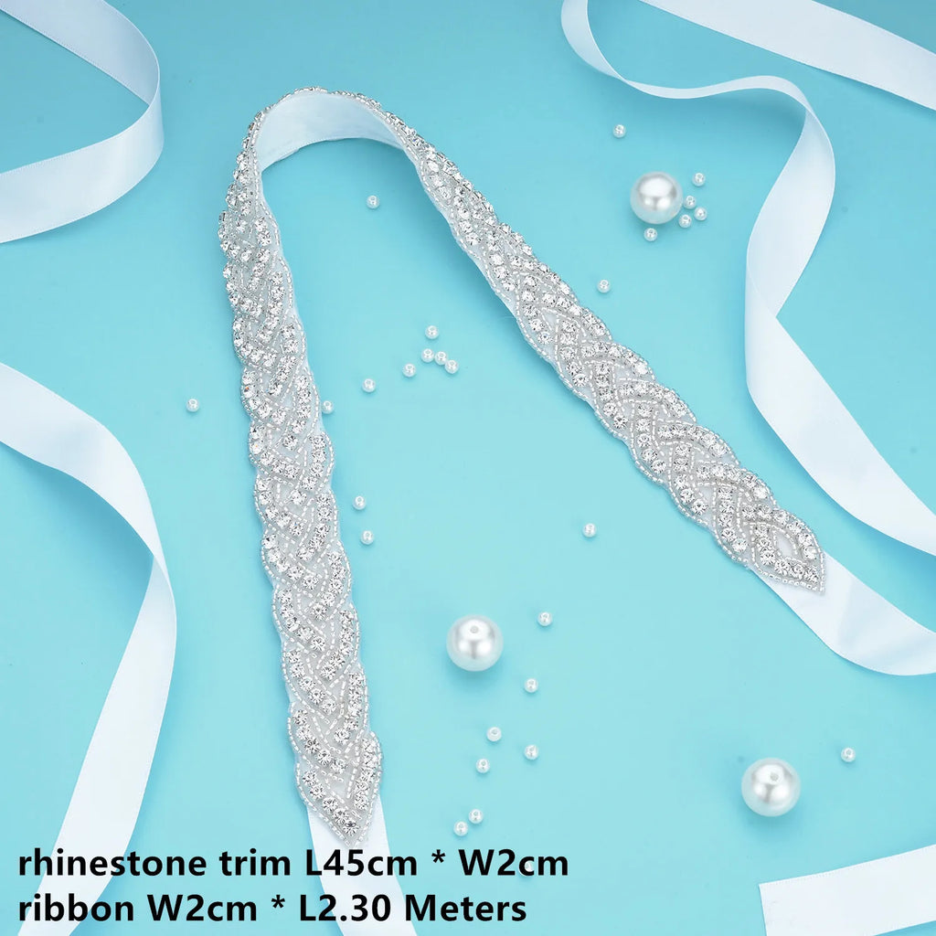 Crystal Rhinestone Bridal Belt