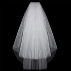 Simple Two Layer Bridal Veil