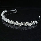 Pearl Bridal Tiara Crown Set