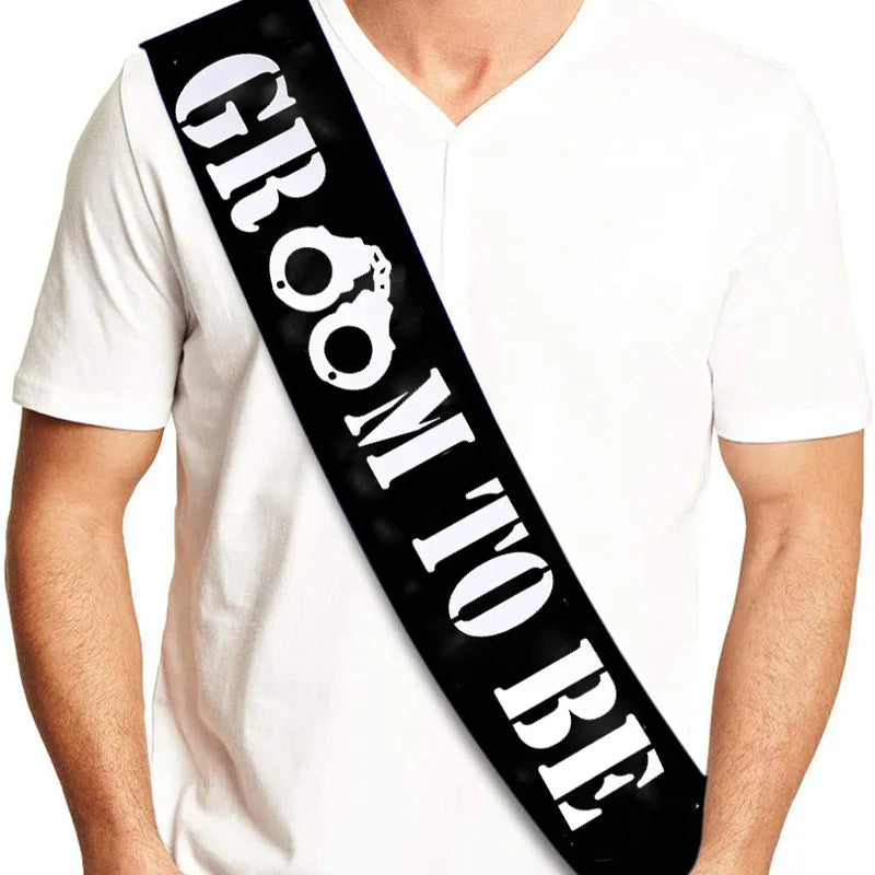 Funny Groom To Be Sash