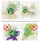 6-Piece Rose Boutonniere Set
