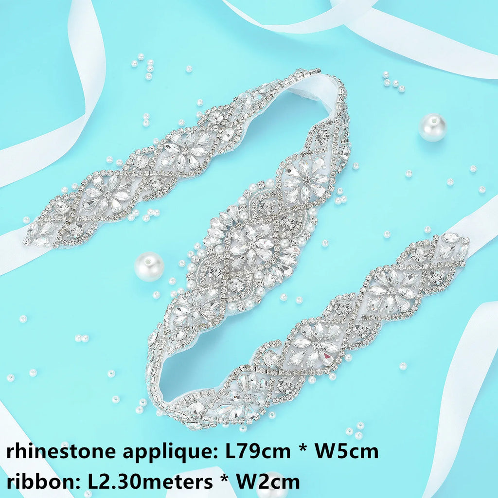 Crystal Rhinestone Bridal Belt
