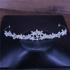 Pearl Bridal Tiara Crown Set