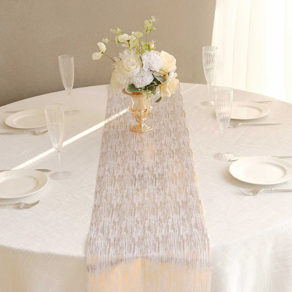 Metallic Gold Disposable Table Runner