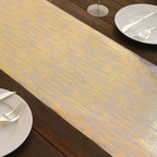 Metallic Gold Disposable Table Runner