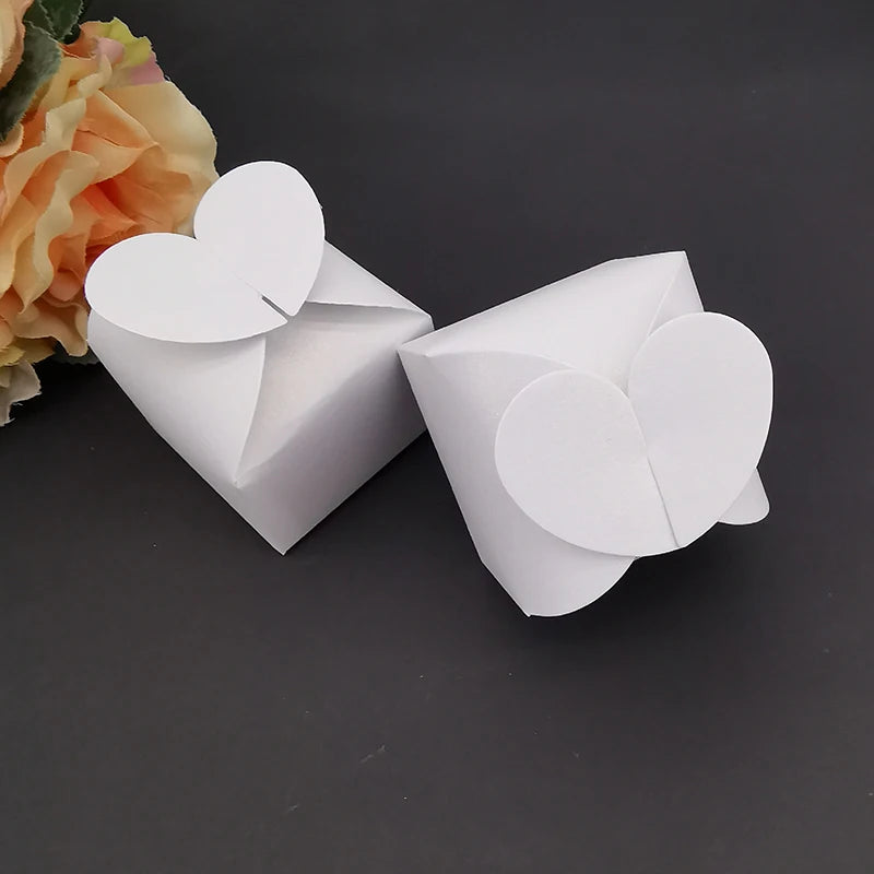 Heart-Shaped Wedding Favor Boxes