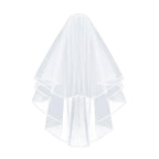 Short Bridal Veil with Comb