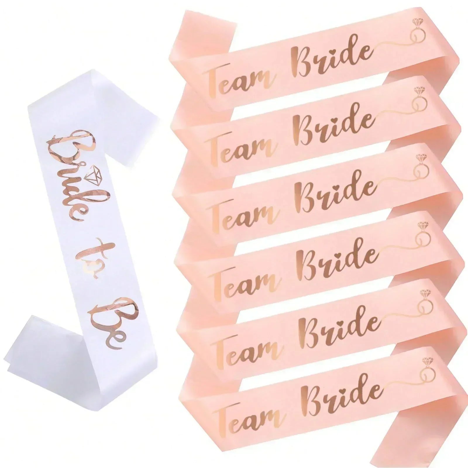 Bride Satin Bachelorette Sash