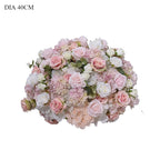 Pink Artificial Flower Decor Set