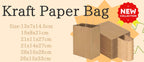Kraft Paper Gift Boxes Set
