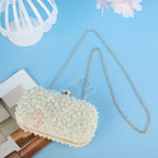 Pearl Beaded Bridal Clutch