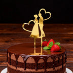 Acrylic Couple Wedding Cake Topper