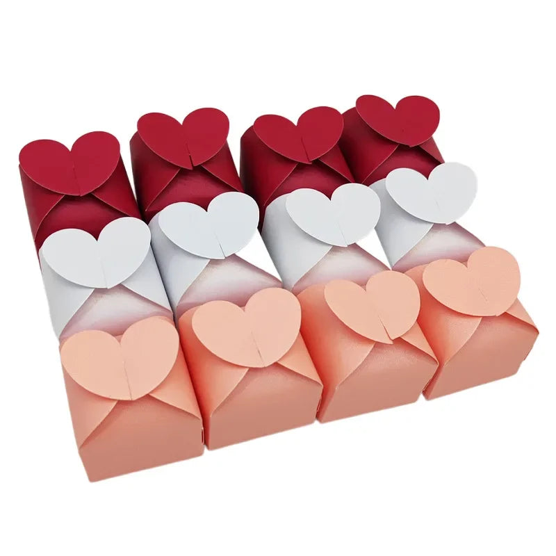 Heart-Shaped Wedding Favor Boxes