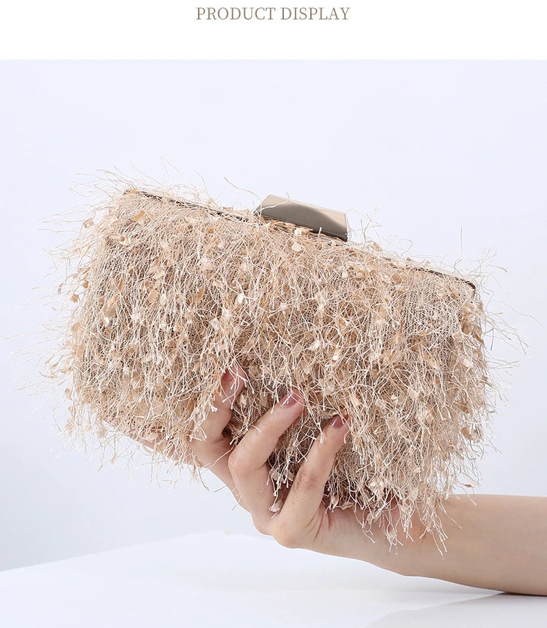 Korean Tassel Clutch Bag
