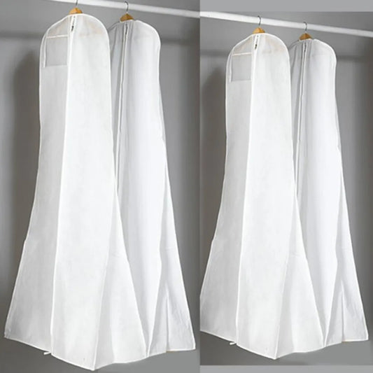 Wedding Dress Garment Bag – Dustproof Zipper Storage Cover for Bridal Gowns