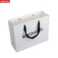 Custom White Shopping Gift Bags