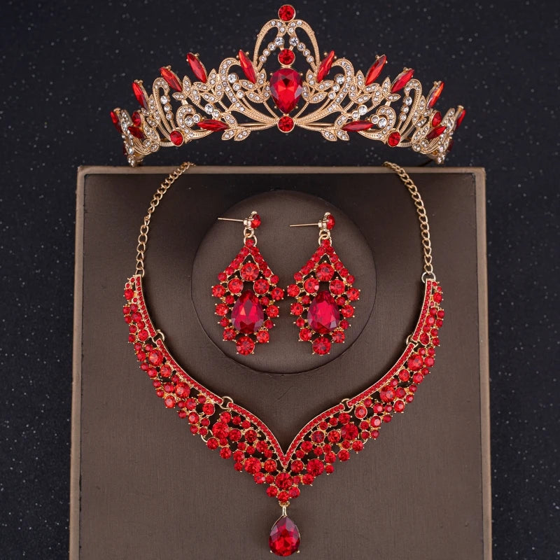 Luxury Crystal Bridal Jewelry Set