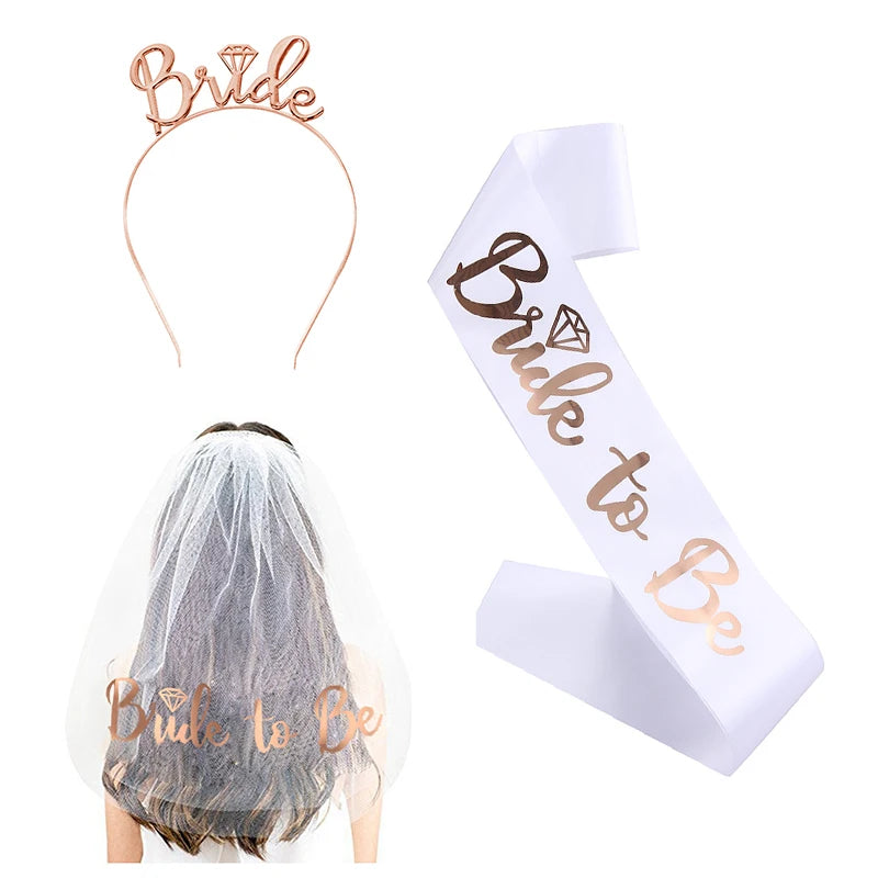 Bride To Be Sash & Veil Set