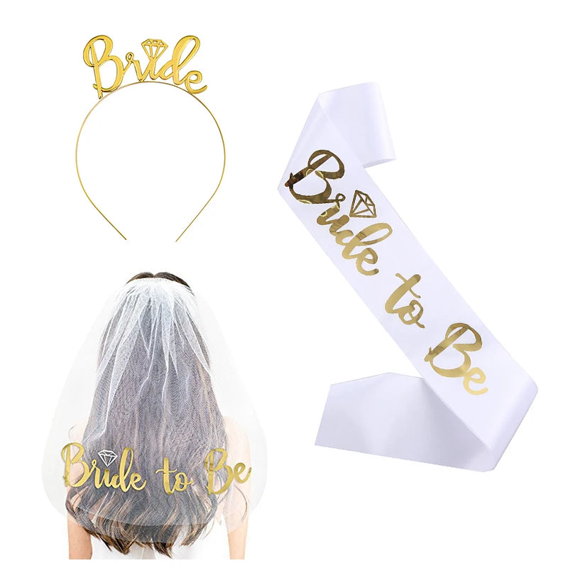 Bride To Be Sash & Veil Set