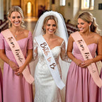 Rose Gold Team Bride Sash