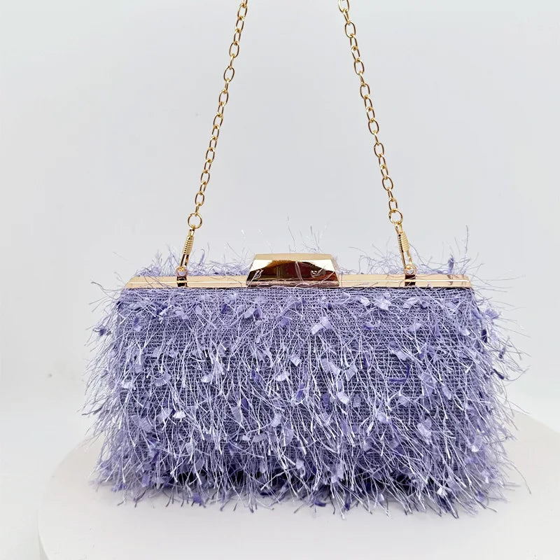 Korean Tassel Clutch Bag