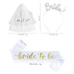 Bride To Be Tiara Veil Set