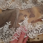 Lace Appliqué Bridal Veil
