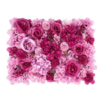 Silk Rose & Peony Flower Wall Panel