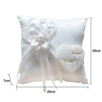 Heart Wedding Ring Pillow