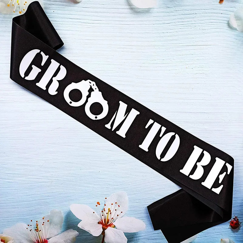 Funny Groom To Be Sash