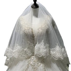 Fingertip Bridal Veil with Comb