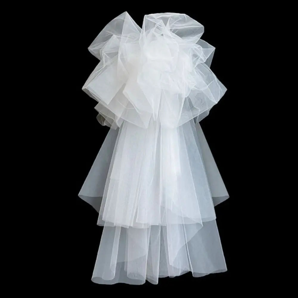 Multi Layer Bridal Veil with Comb