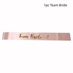 Rose Gold Team Bride Sash
