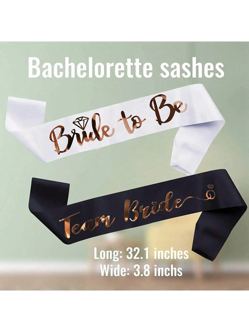 Bride Satin Bachelorette Sash