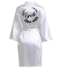Team Bride Satin Kimono Robe