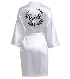 Team Bride Satin Kimono Robe