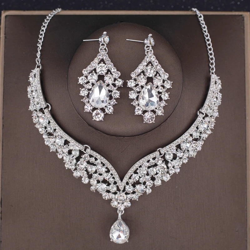 Luxury Crystal Bridal Jewelry Set