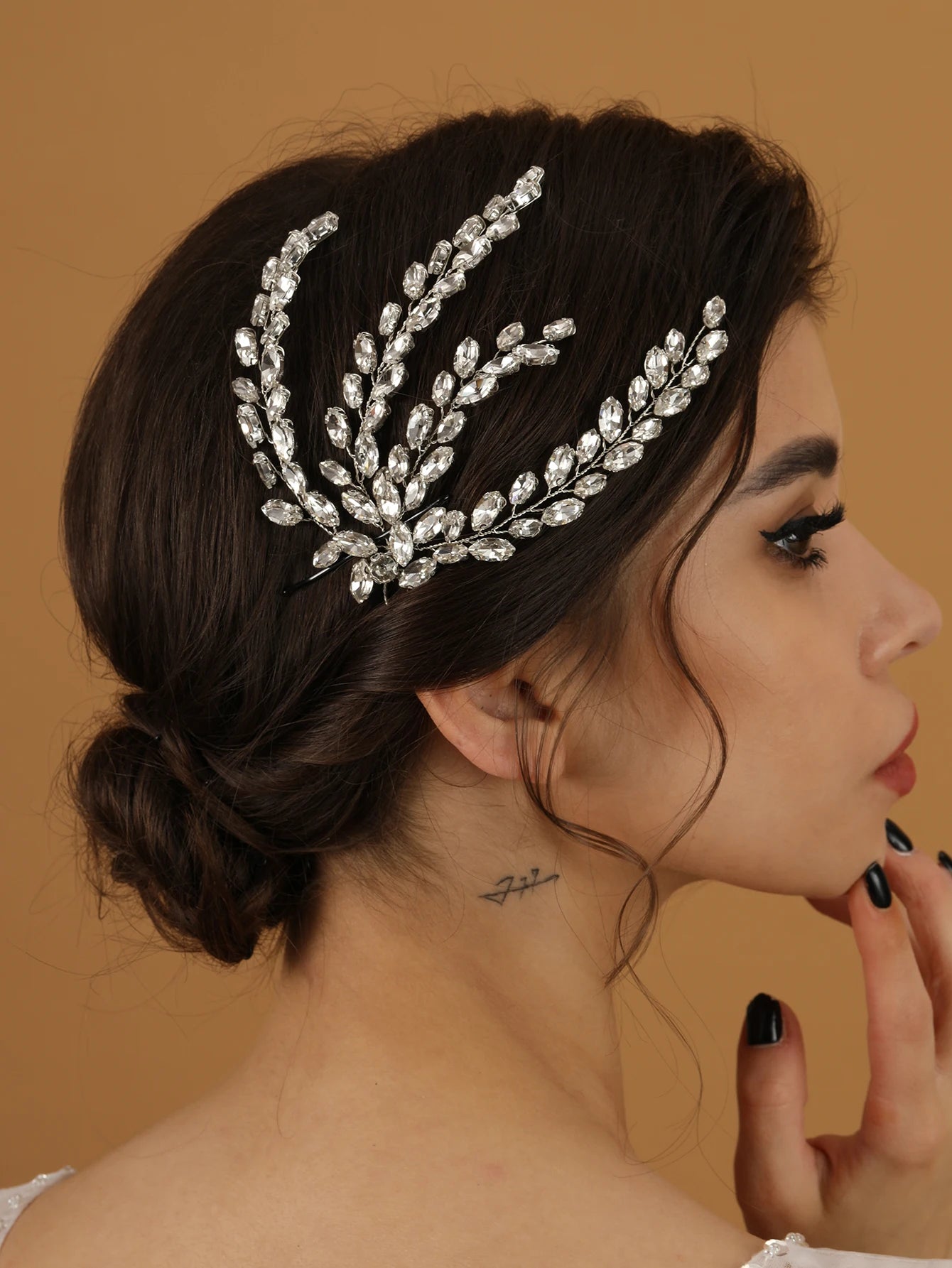 Leaf Crystal Bridal Headpiece