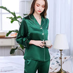 Custom Couple Satin Pajamas