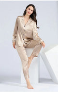 Custom Couple Satin Pajamas
