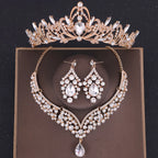 Luxury Crystal Bridal Jewelry Set