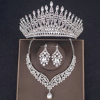 Crystal Bridal Crown Jewelry Set