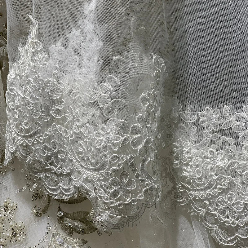 Fingertip Bridal Veil with Comb