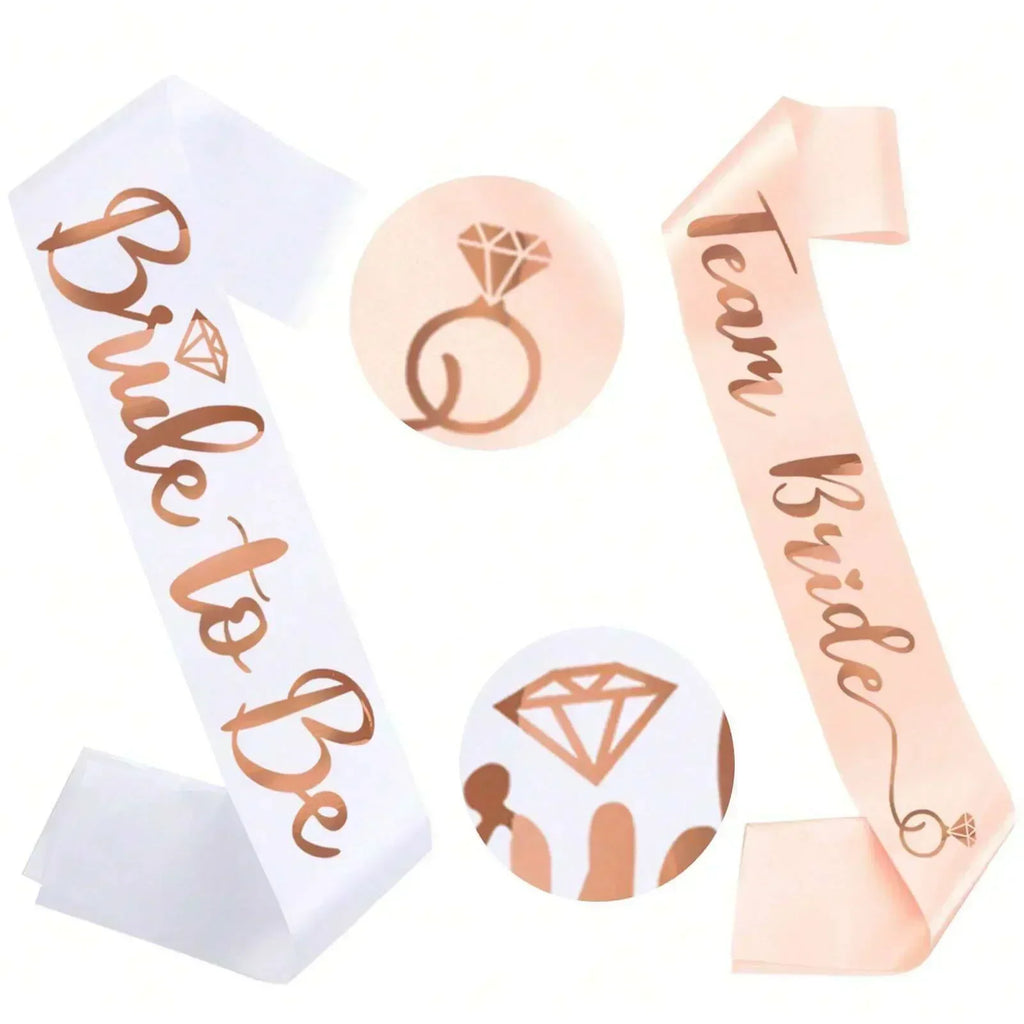 Bride Satin Bachelorette Sash